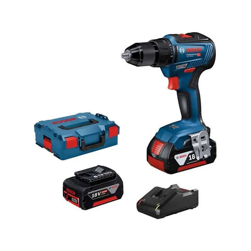 BOSCH Perceuse visseuse 18V 2x4Ah GSR18V-55 – 06019H5200