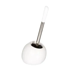 Brosse wc + support blanc
