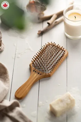 Brosse à cheveux en bambou