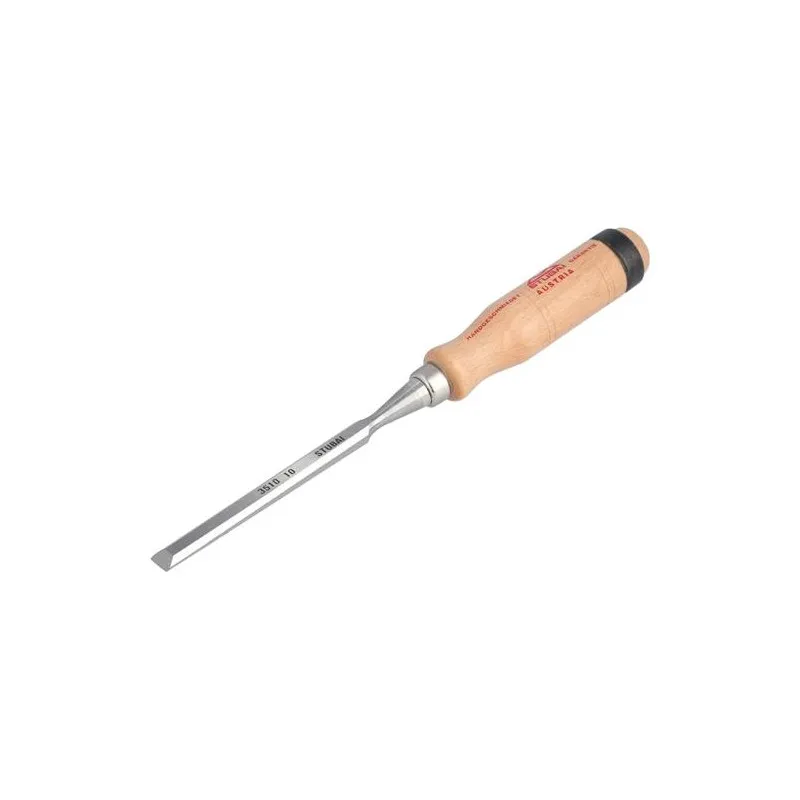 Ciseau à bois Stubai manche en bois - Largeur 10 mm