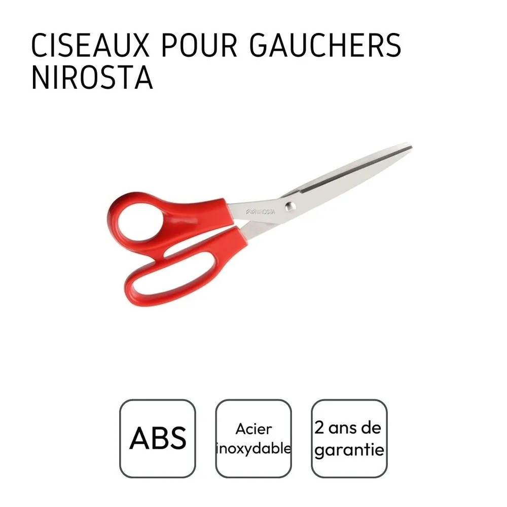 Ciseaux pour gaucher nirosta fit