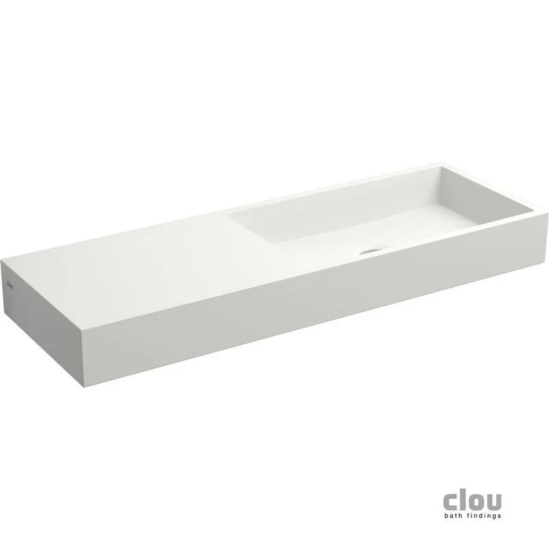 clou Mini Wash Me lave-mains avec 1 point d'amorçage, sans bonde, à gauche, aluite. À suspendre ou à poser. Il faut comm: C