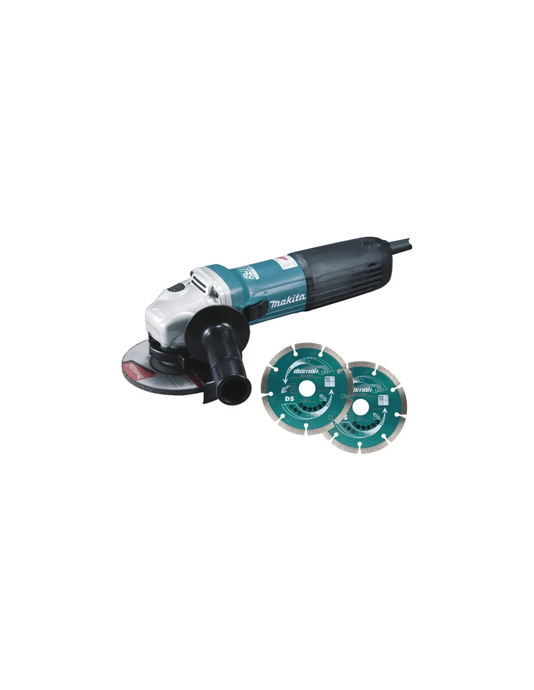 Coffret meuleuse  Ø 125 mm 1400 W ( kit d'accessoires) MAKITA GA5040CJD