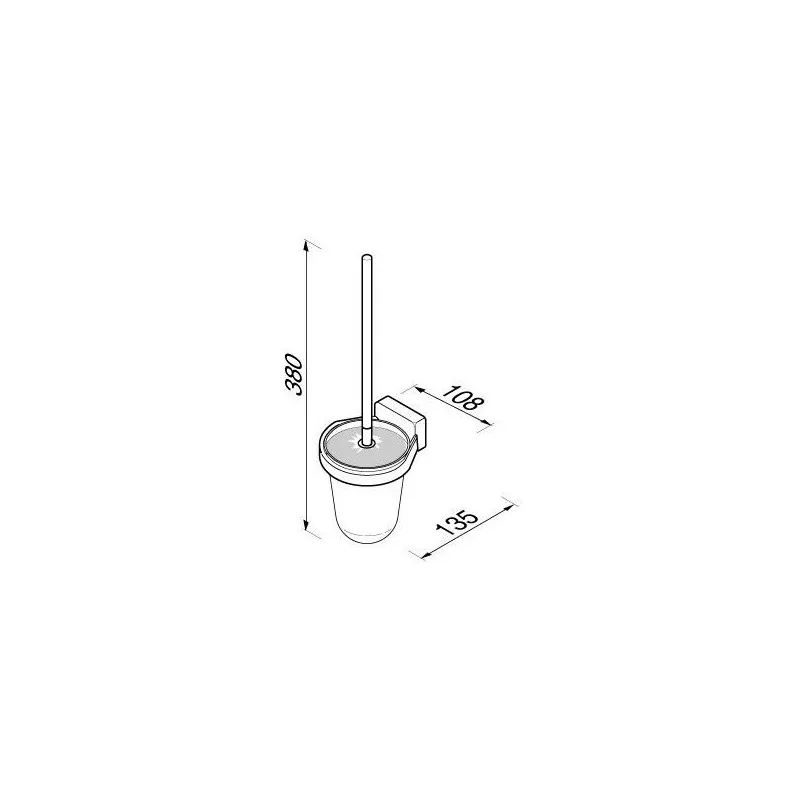 GEESA Porte-balai, fixation murale: 917010