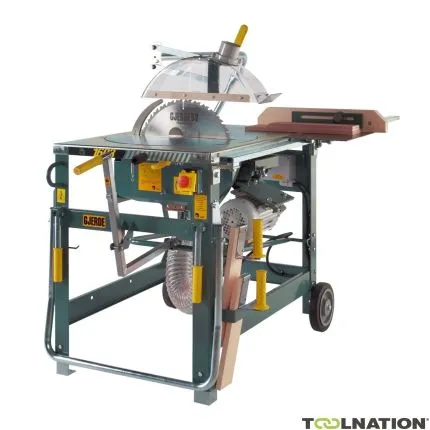 Gjerde 90058 1603-NL Scie de chantier 3.6 kW 400 volts + Jeu de roues
