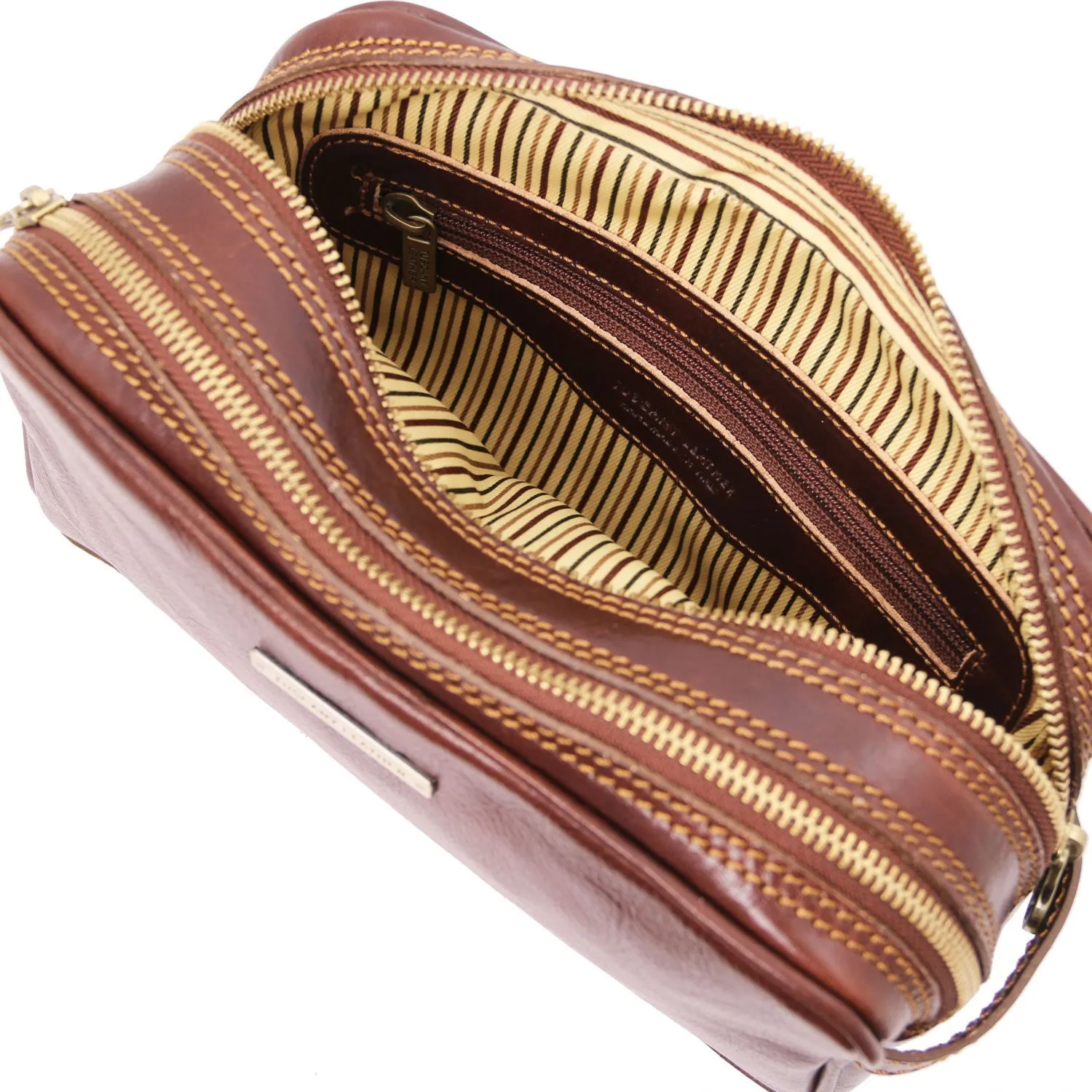 Igor - Trousse de Toilette en Cuir Marron TL140850