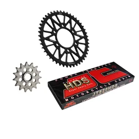 Kit chaine 520 alu anti-boue JT - 500 CR R 1992-2001