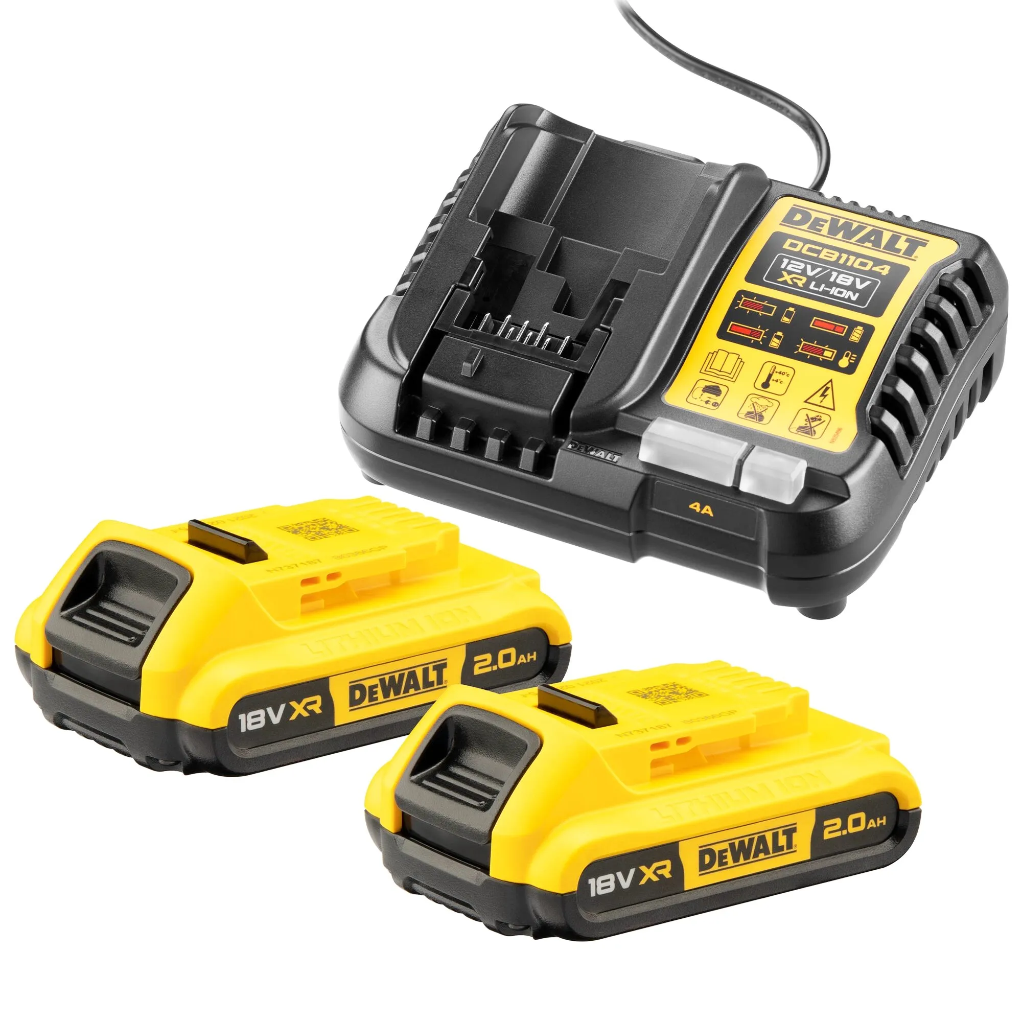 Kit Énergie Dewalt DCB1104-D2 18V 2Ah
