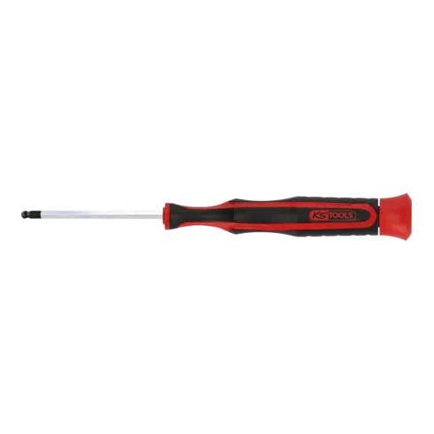 KS Tools ESD Tournevis de mécanique de précision pour vis à tête hexagonale - avec embout à bille, 1,3 mm