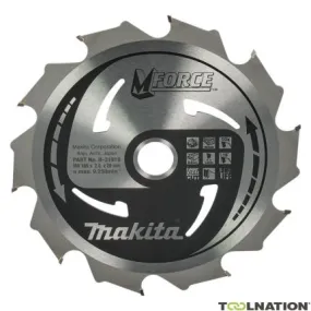 Makita Accessoires B-31918 Lame de scie à bois 165 x 20 x 10T