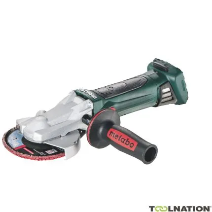 Metabo 601306840 WF18LTX125 Quick Meuleuse d'angle à tête plate sans fil 18V en coffret