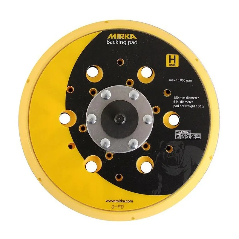 Plateau Mirka Net 150mm 5/16" auto-agrippant 48T rigide