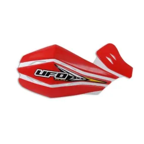 Protège-mains UFO Claw rouge - piecemotoquad