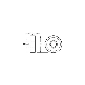 Roulement feuillure 5.0mm TREND  