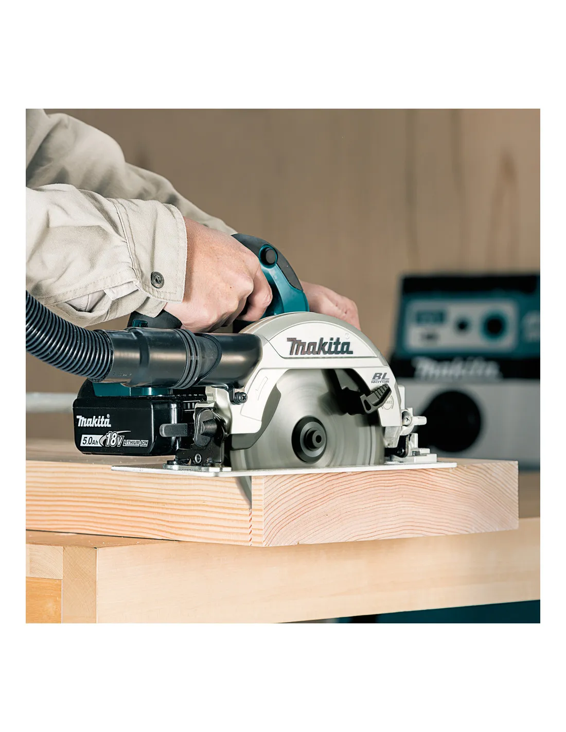Scie circulaire LXT 18V Li-Ion 165mm (Produit Seul) - MAKITA DHS660ZJ