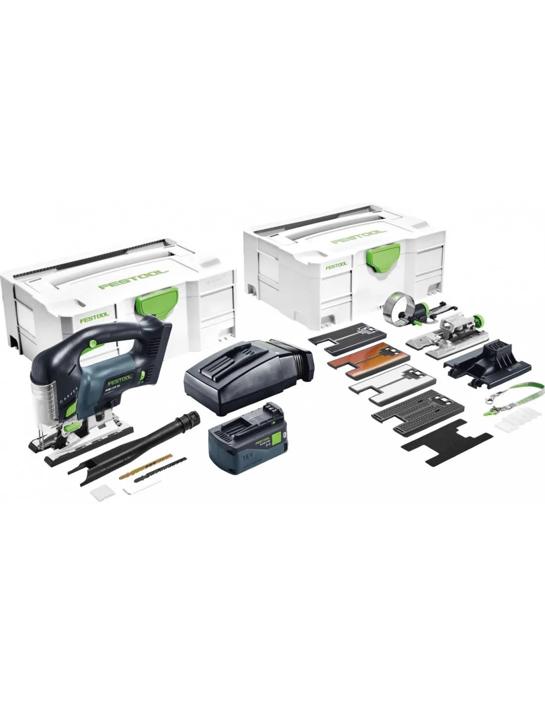 Scie sauteuse sans fil PSBC 420 Li 5,2 EBI-Set CARVEX - 575741 - Festool