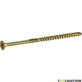 Technofast HBS-80160-VT40 Vis de construction en bois à tête plate torx 8,0 x 160 mm 100 pièces