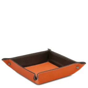 Videpoches en Cuir Orange TL142159